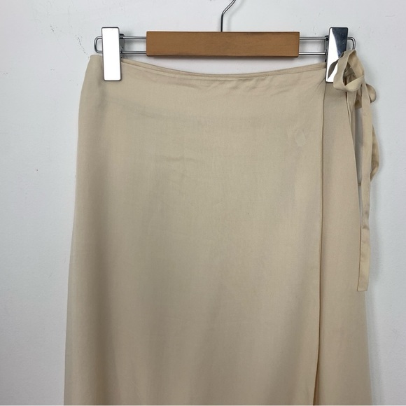 MNG Mango Tiered Maxi Wrap Skirt - Picture 9 of 11